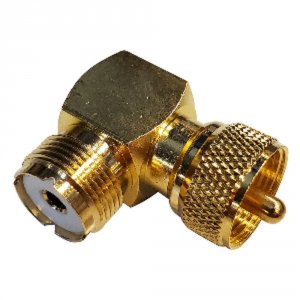 Shakespeare RA-259-239-G Right Angle Connector - Pl-259 To So-239 Adap