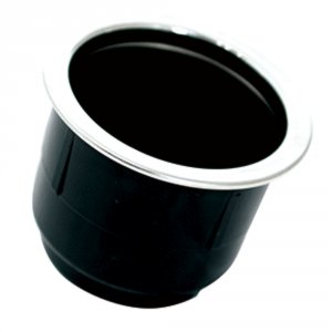 Tigress PCHE-BP Black Plastic Cup Holder Insert Wss Ring On Topmates W