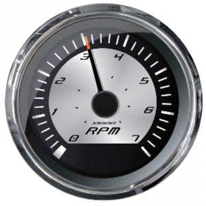 Faria 22009 Platinum 4 Tachometer - 7000 Rpm (gas - Inboard, Outboard 