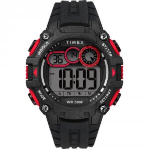 Timex TW5M27000JV Men's Big Digit Dgtl 48mm Watch - Redblackthe Dgtl C