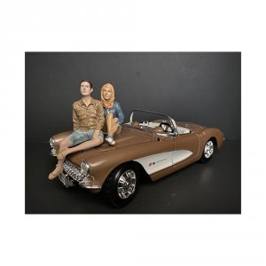 American 38217-38218 Brand New 118 Scale Of Seated Couple Release Iii,