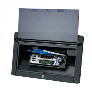 Poly-planar RM14 Spa Side Stereo Enclosure With Door - Blackpolyplanar