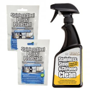 Flitz SPO1506SS01301 Stainless Steel Amp; Chrome Cleaner Wdegreaser 16