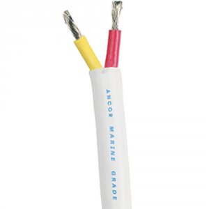 Ancor 126510 Safety Duplex Cable - 142 Awg - Redyellow - Round - 100'