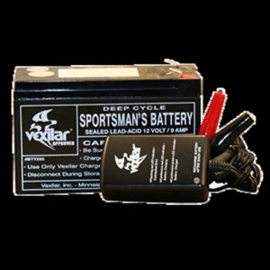 Vexilar V-120 Battery  Chargerthis Battery And Charger Set Is Designed