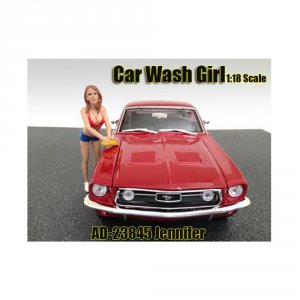 American 23845 Brand New 118 Scale Of Car Wash Girl Jennifer Figurine 