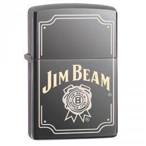 Zippo 29770 Jim Beam Design Lighter.   Windproof Lighter With Distiinc