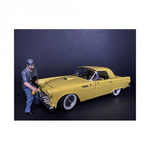 American 38315 Brand New 124 Scale Of Weekend Car Show Figurine Vii Fo