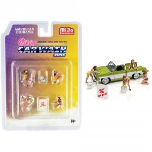 American 76465 Brand New 164 Scale Diecast Models Of Bikini Car Wash G