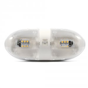 Camco 41321 Led Double Dome Light - 12vdc - 320 Lumens