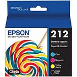 Original Epson T212120-BCS T212 Ink Cartridge Set - Black  Color Stand