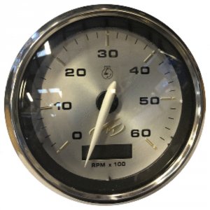 Faria TCH257 Monterey 4 Tachometer (6000 Rpm) With Digital Hourmeter4 