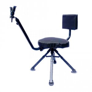 Benchmaster BMGBSC2 The  Four Leg Ground Blind Shooting Chair Has A Du