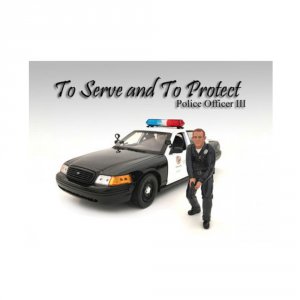 American 24033 Brand New 124 Scale Of Police Officer Iii Figurine For 