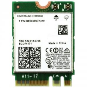 Hp 852511-001 Hp 852511-001 Intel Dual Band Wireless-ac 3168ngw Card -