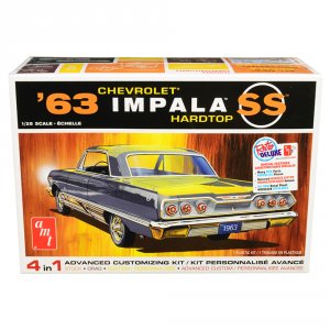 Amt AMT1149M Brand New 125 Scale Plastic Model Kit Of 1963 Chevrolet I