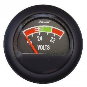 Faria VP0142 2 Voltmeter (16-36v)a Voltmeter Indicates The Battery Vol