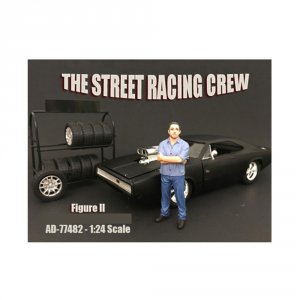 American 77482 Brand New The Street Racing Crew Figure Ii For 1:24 Sca