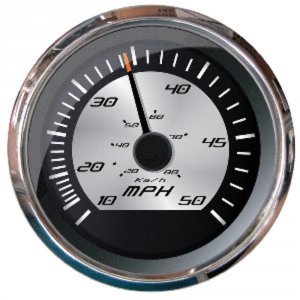 Faria 22012 Platinum 4 Speedometer - 50 Mph (pitot)faria Beedersquo;s 