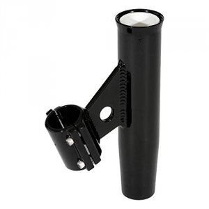 Lees RA5002BK Lee's Clamp-on Rod Holder - Black Aluminum - Vertical Mo