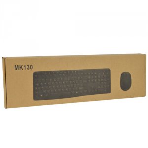 Generic MK130-WHT-FB Wireless Multimedia Keyboard And Optical Mouse Co