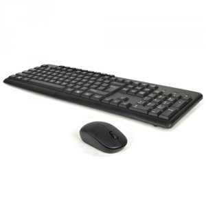 Generic MK130-BLK-FB Wireless Multimedia Keyboard And Optical Mouse Co