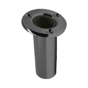 Taco F31-0702BXY Flush Mount Rod Holder 10deg; - Black Aluminumaluminu