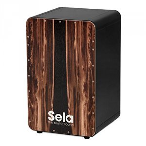 Sela SE089 Se 089 Ca Black Dark Nut Professional Cajon With Removable 