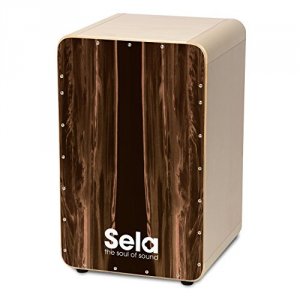 Sela SE105 Se 105 Ca Dark Nut Professional Cajon With Removable Snare 