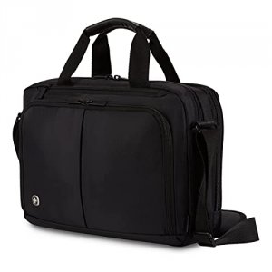 Swiss 601366 Source Laptop Briefcase Black