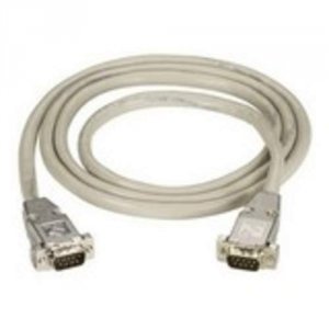 Black EDN12H-0050-MM Db9 Extension Cable With Emirfi Hoods,