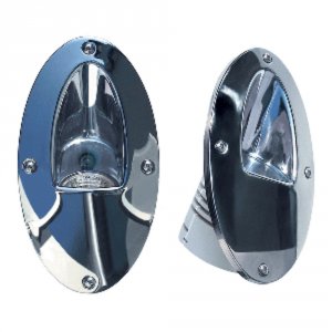 Aqua 85104-7 Series 85 Stainless Steal Hologen Docking Light - Pairthe