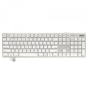 Ihome IMAC-K121S Imac-k121s 104-key Full-size Usb Wired Keyboard For M