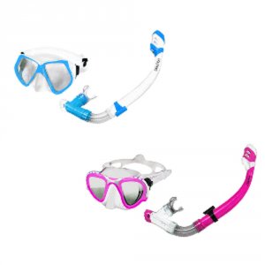 Aqua DPC17864A2P4 Gemini Pro Adult Combo Dive Set Mask  Snorkel Assort