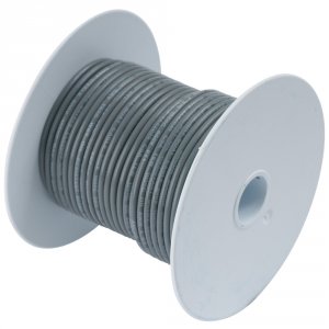 Ancor 100410 Grey 18 Awg Tinned Copper Wire - 100'