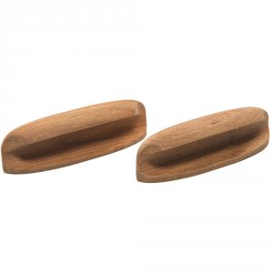 Whitecap 60147-A Teak Oval Drawer Pull - 4