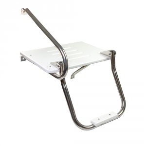 Whitecap 67902 White Poly Swim Platform Wladder Foutboard Motors