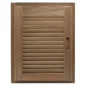 Whitecap 60724 Teak Louvered Door  Frame - Right Hand - 15