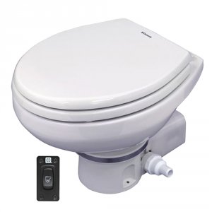 Dometic 9108836052 Masterflush 7160 White Electric Macerating Toilet W