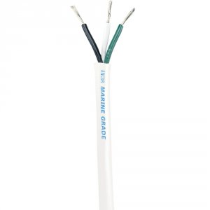 Ancor 133325 White Triplex Cable - 123 Awg - Round - 250'