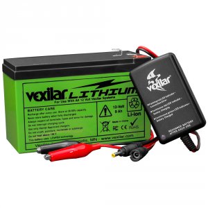 Vexilar V-120L 12 Volt Lithium Ion  Battery And Charger