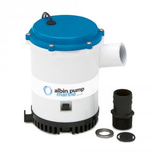 Albin 01-03-012 Albin Pump Bilge Pump Heavy Duty 1750 Gph - 24v