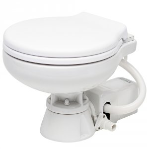 Johnson CW68747 Aquattrade; Electric Marine Toilet - Super Compact - 1