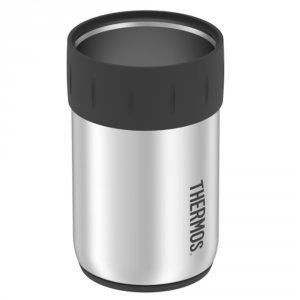 Thermos 2707SST6 Stainless Steel 12oz Beverage Can Insulator - Keeps C