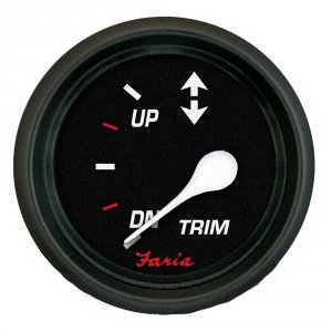 Faria 14609 Faria Professional Red 2 Trim Gauge (omc Cobra (93-94)volv