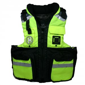 First AV-800-HV-L/XL Av-800 Pro 4-pocket Vest (uscg Type Iii) - Hi-vis