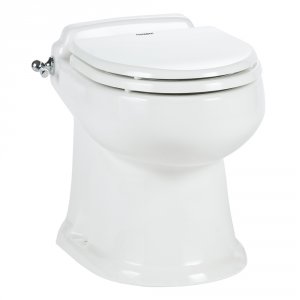 Dometic 9600012036 Masterflush 8740 Macerator Toilet - 12v - White