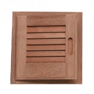 Whitecap 60721 Teak Louvered Door  Frame - Left Hand - 12