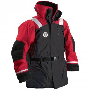 First AC-1100-RB-M Ac-1100 Flotation Coat Med Redblack