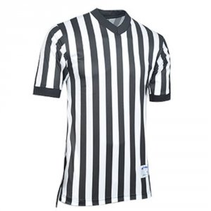 Champro BBJR1ABW2X 's Whistle Basketball Ref Dri-gear Jersey Is Constr